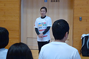 大分県高校バドミントン国民体育大会大分県予選会試合風景